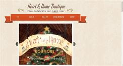 Desktop Screenshot of heartandhomeboutique.com